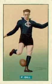 1938 Hoadley's League Footballers #53 Frank Gill Front